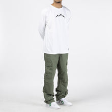 Load image into Gallery viewer, afield out Base Camp Long Sleeve T-shirt / White