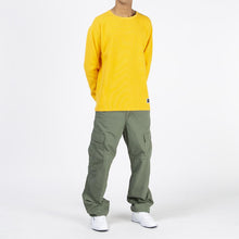Load image into Gallery viewer, Pop Trading Company Waffle Long Sleeve Top / Burnt Yellow