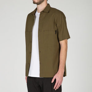 {ie SS Seersucker Shirt / Canteen