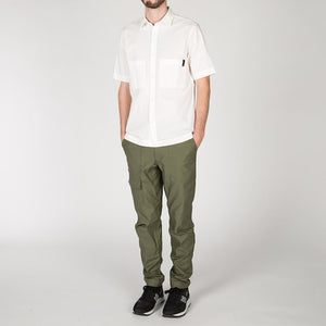 {ie SS Seersucker Shirt / White