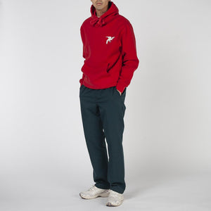 by Parra Wrapped Blanket Pullover Hoodie / Red