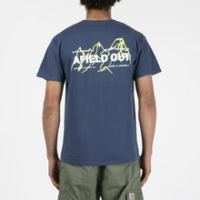 Load image into Gallery viewer, afield out Three Peaks T-shirt / Midnight
