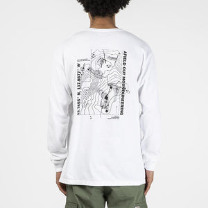 afield out Base Camp Long Sleeve T-shirt / White