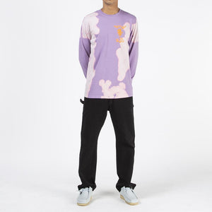 Born x Raised Warped Boardwalk Long Sleeve T-shirt / Lavender