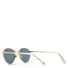 Load image into Gallery viewer, Garrett Leight Horizon Sun / Champagne Gold w/ Semi Flat Blue Smoke
