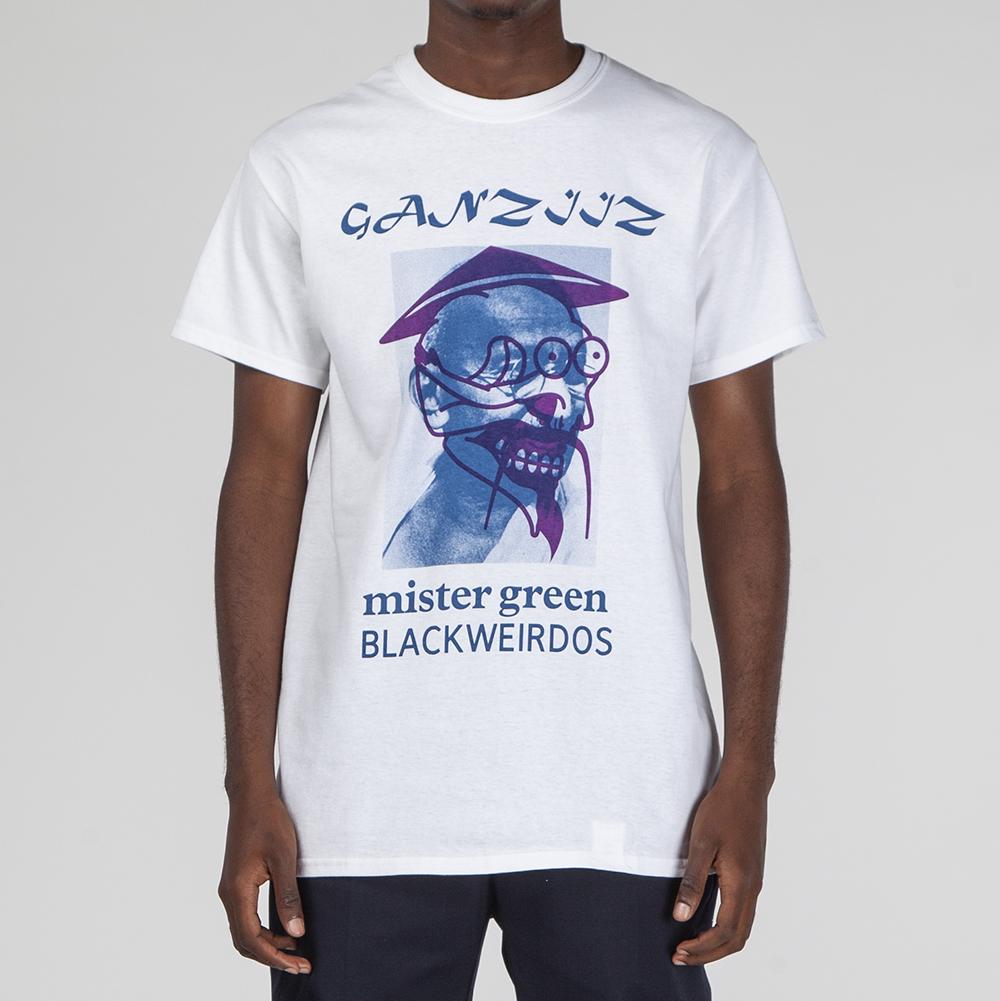 Mister Green x Black Weirdos Ganziiz T-shirt / White  