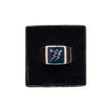 Load image into Gallery viewer, MAPLE Lightning Ring Silver 925 / Navy
