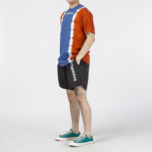 Pleasures Gum Logo Split Dye T-shirt Orange / Blue