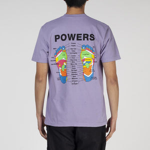 Powers Reflexology T-shirt / Light Purple