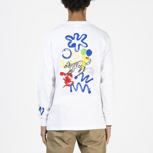 Reception S.C. Muderacks Long Sleeve T-shirt / White