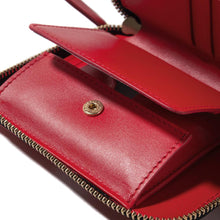 Load image into Gallery viewer, COMME des GARÇONS Full Zip Wallet Huge Logo / Red
