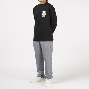 Sporadic Kiss Long Sleeve T-shirt / Black