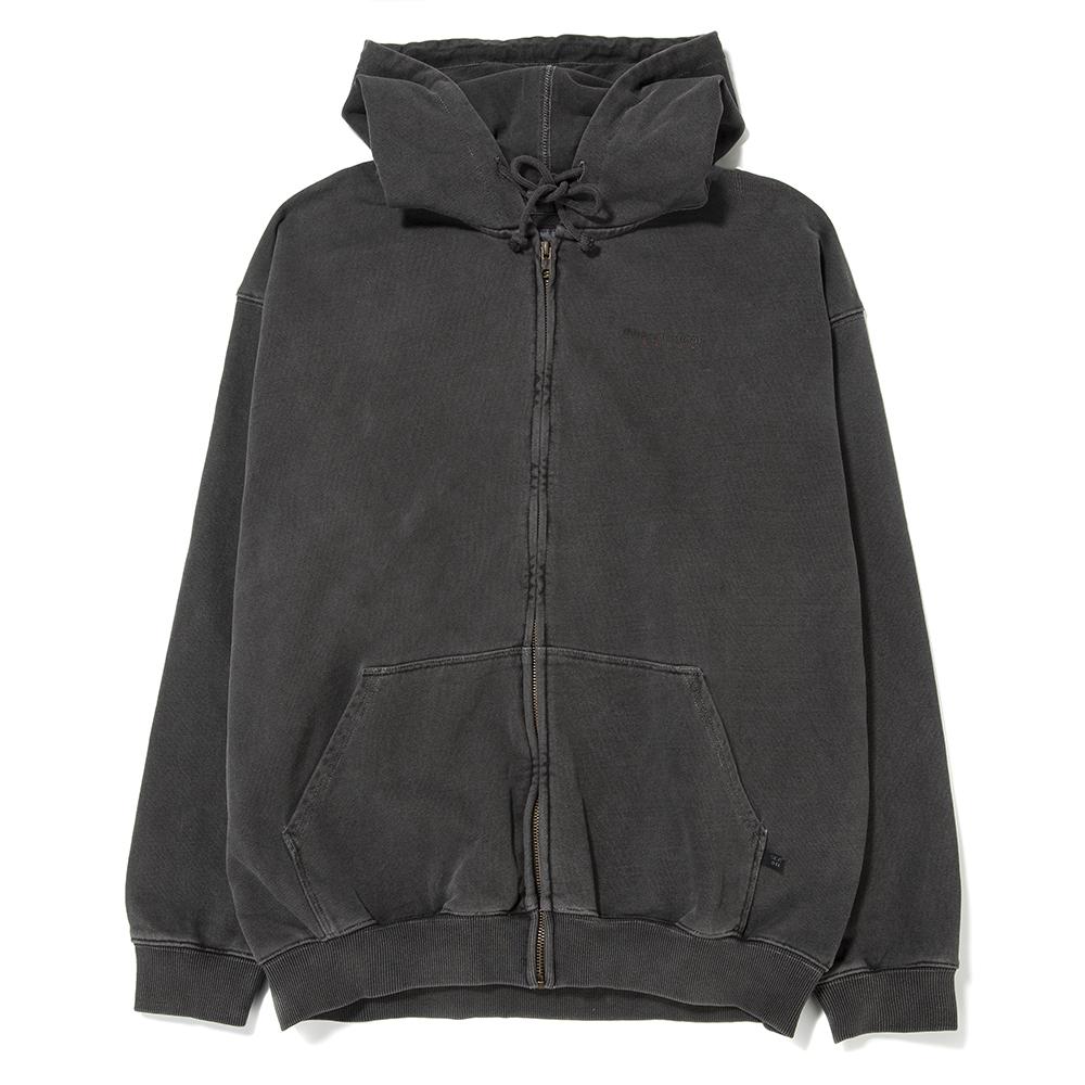 thisisneverthat DSN Logo Zip Up Hoodie / Charcoal
