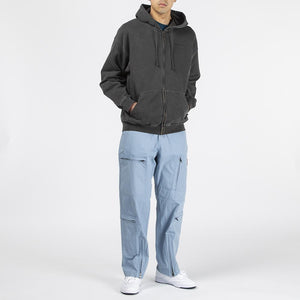 thisisneverthat DSN Logo Zip Up Hoodie / Charcoal